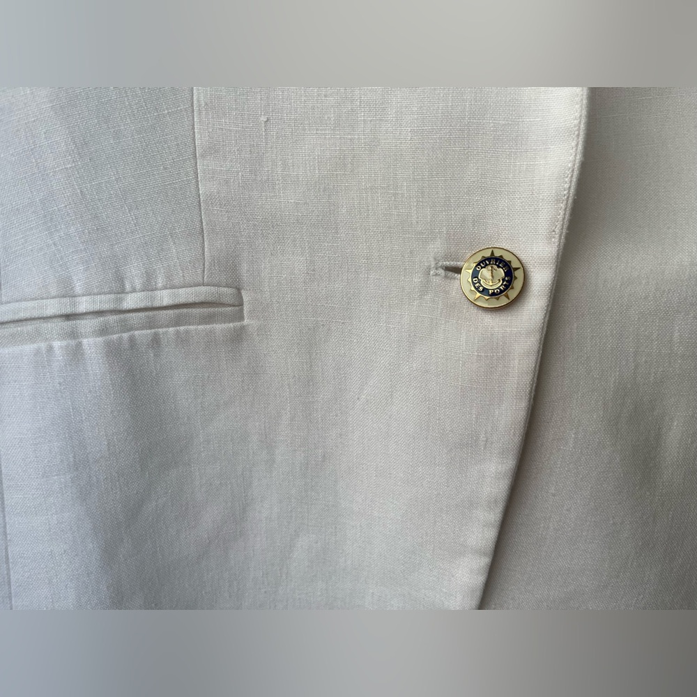 J.Crew White Linen Blazer - Picture 3 of 12